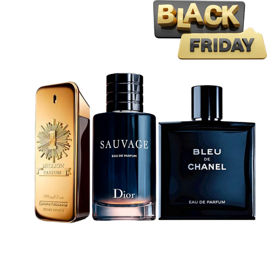 Trío Épico Black Friday: 3 Perfumes por el Precio de 1