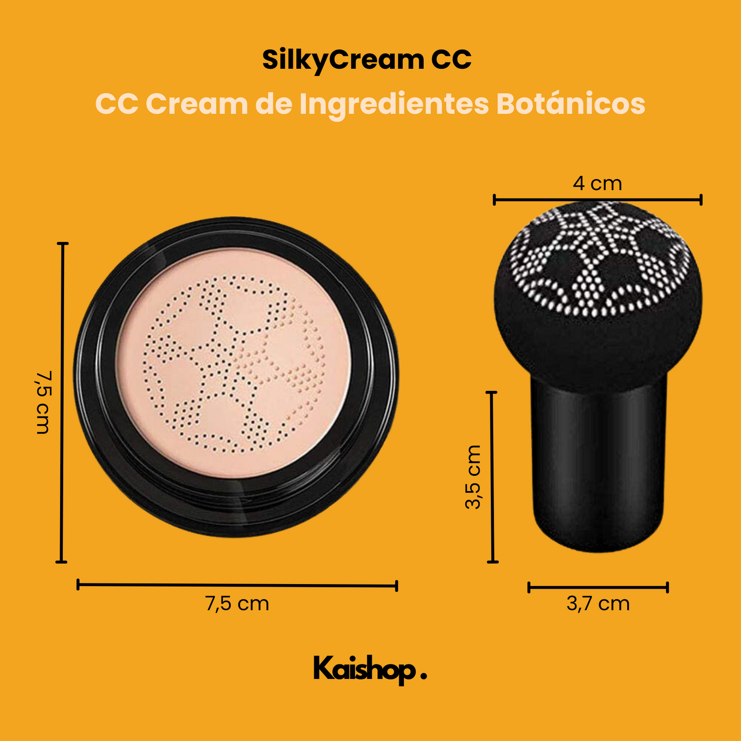 Base de maquillaje SilkyCream CC + Brocha de Regalo