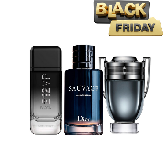 Trío Épico Black Friday: 3 Perfumes por el Precio de 1