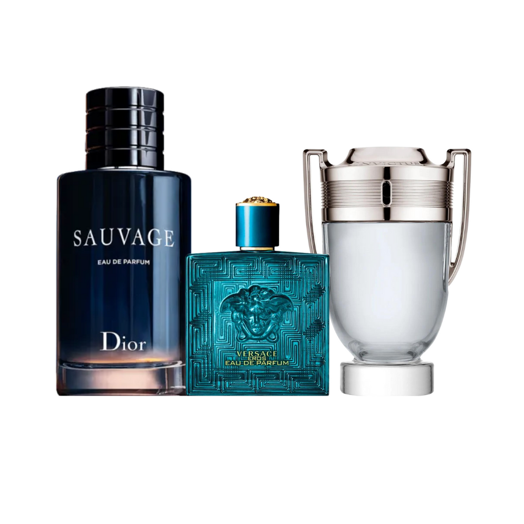 Compra 1 y Lleva 3 de Invictus | Sauvage | Versace 100ML